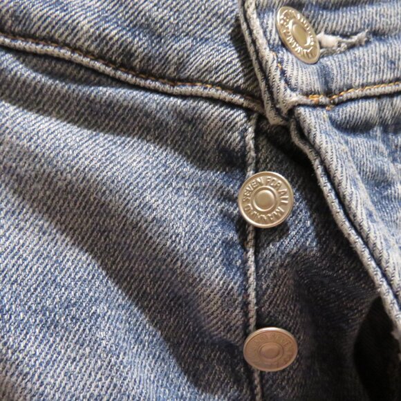 7 FOR ALL MANKIND High Waist Josefina Jeans in Light Blue Denim Casual - Picture 5 of 10